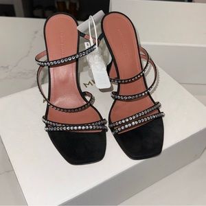 Amina Muaddi Naima Crystal Sandal 38